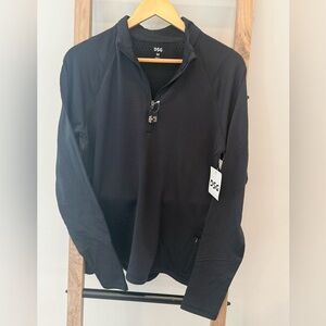 DSG NWT Black Run Grid 1/4 Zip M